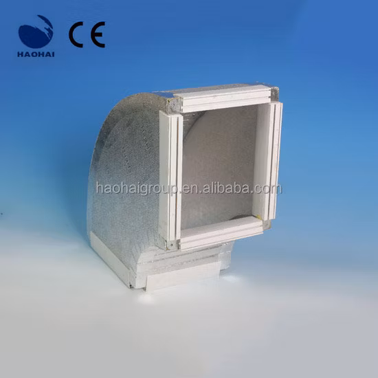 Panel de conducto de espuma fenólica PU PIR de papel de aluminio